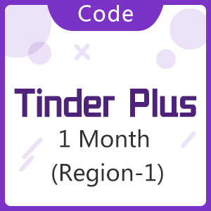 Tinder Plus Code - 1 Month (Region-1)