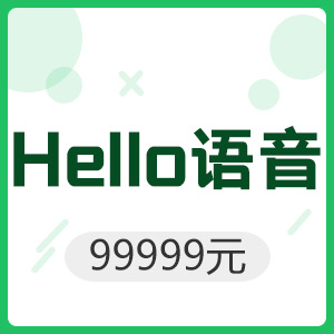 Hello语音 99999元